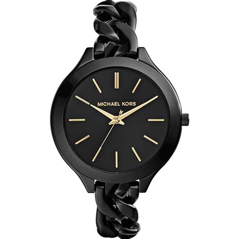 michael kors damenuhren schwarz